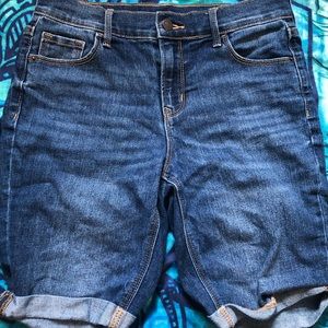 Denim shorts